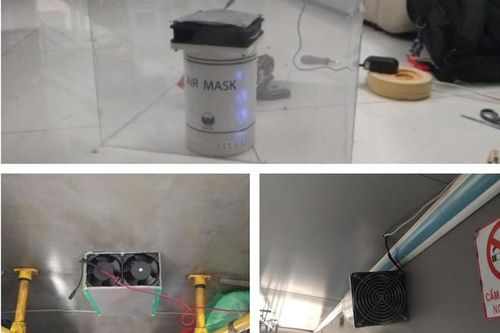 Sinh viên chế tạo máy lọc không khí giảm ô nhiễm môi trường