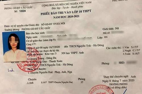 Phiếu báo dự thi không rõ ràng, thí sinh có thể đến nhầm điểm thi