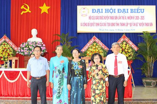 Đại hội Hội Cựu giáo chức huyện Thoại Sơn (nhiệm kỳ 2020 – 2025)