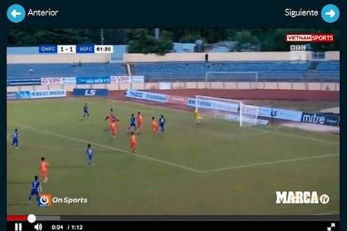 'Siêu phẩm V-League' của Rodrigo được truyền thông Tây Ban Nha đề cử tranh giải Puskas