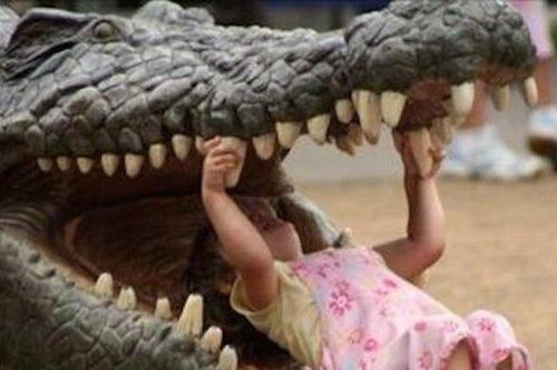 Bé gái 11 tuổi lao xuống sông đâm mù mắt cá sấu cứu bạn khỏi 'tử thần'