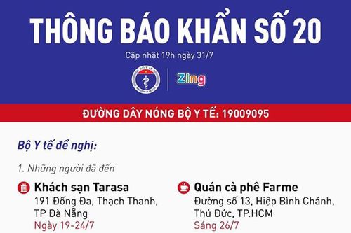 Khẩn: Những người đi chuyến bay QH0159, BL671 liên hệ ngay cơ quan y tế