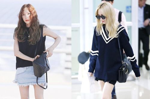Bí quyết giúp Taeyeon nổi bật tại sân bay