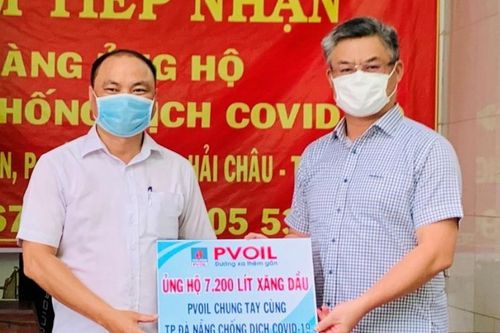 PVOIL ủng hộ 7.000 lít xăng dầu cùng Đà Nẵng chống dịch Covid-19
