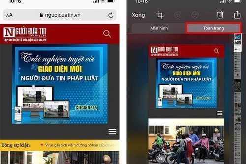 Clip: Hướng dẫn chụp ảnh toàn trang web trên IOS
