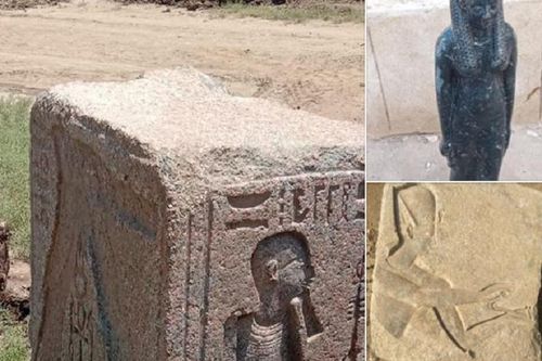 Phát hiện loạt tượng nữ thần Ai Cập cổ đại và Pharaoh Ramses II