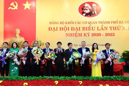 Đại hội đại biểu Đảng bộ Khối các cơ quan thành phố Hà Nội thành công tốt đẹp