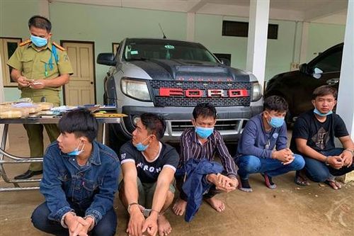 Bắt giữ 5 đối tượng mua bán, vận chuyển 60.000 viên ma túy tổng hợp