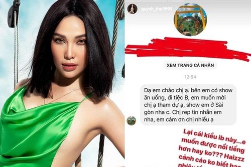 Quỳnh Thư công khai tin nhắn bị mời đi rót rượu, tiếp khách