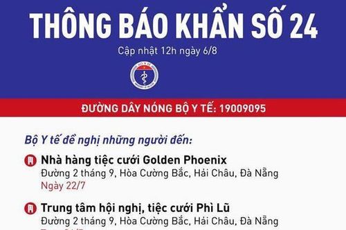 Bộ Y tế phát thông báo khẩn truy tìm người ở 3 trung tâm tiệc cưới