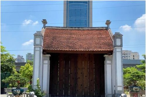 Phục dựng lại cổng làng Mông Phụ tại bảo tàng nghìn tỷ