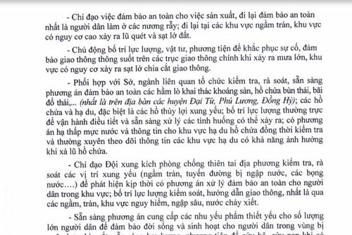 Chủ động ứng phó với áp thấp nhiệt đới, mưa lớn, lũ quét, sạt lở đất