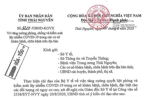 Tăng cường phòng, chống dịch COVID-19 trong các cơ sở khám, chữa bệnh