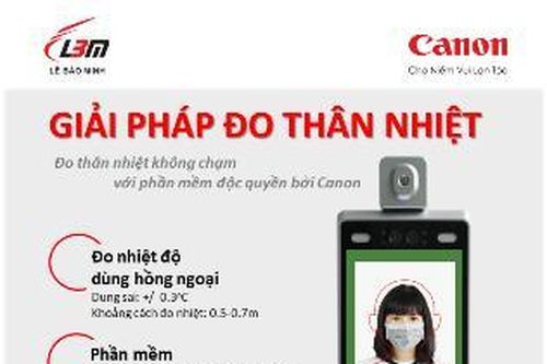 Canon ra mắt giải pháp đo thân nhiệt không chạm trong thời kỳ COVID -19