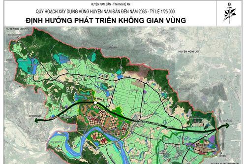 Ban Thường vụ Tỉnh ủy Nghệ An cho ý kiến vào Đồ án quy hoạch vùng của huyện Nam Đàn đến năm 2035