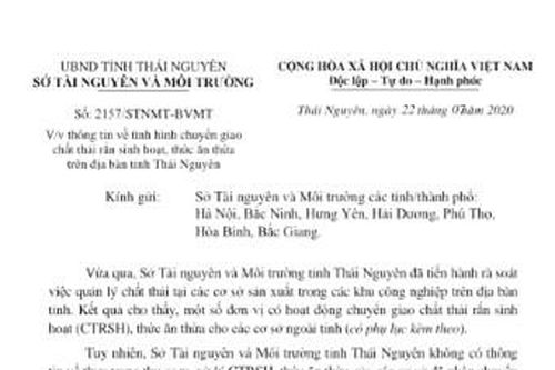 Thái Nguyên: Trên 50 triệu kg chất thải 'bốc hơi' đi đâu?