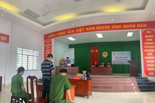 VKSND huyện Châu Thành phối hợp tổ chức phiên tòa giả định về ma túy