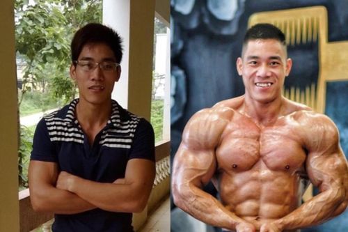 Chàng trai gầy gò tăng 30 kg thành VĐV thể hình quốc gia