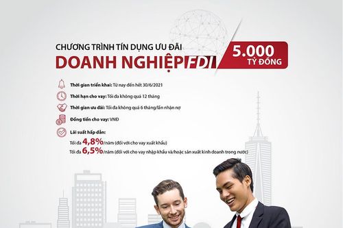 Agribank dành 5.000 tỷ đồng cho vay ưu đãi khách hàng doanh nghiệp FDI