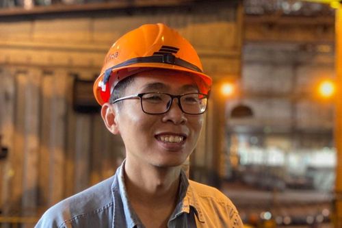 Tổ trưởng Tổ KCS Nguyễn Anh Tú: Không đâu bằng NatSteelVina