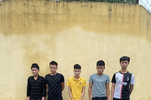 Thanh Hóa: Bắt tạm giam 5 đối tượng dùng hung khí nguy hiểm gây rối trật tự công cộng
