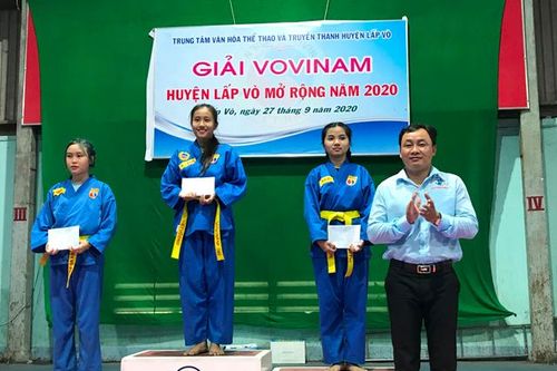 Huyện Lấp Vò tổ chức giải Vovinam mở rộng