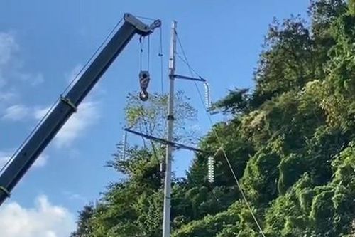 Điện lực Sơn La khắc phục xong sự cố gãy cột đường dây 110kV