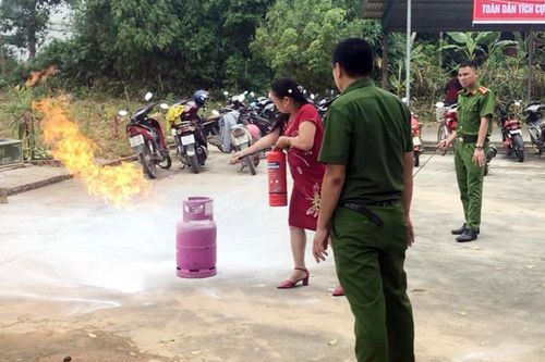 Xã Xuân Giao: Ra mắt mô hình điểm tổ phòng cháy, chữa cháy và cứu nạn, cứu hộ