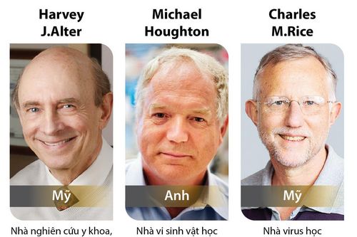 Ba nhà khoa học giành Giải Nobel Y sinh 2020