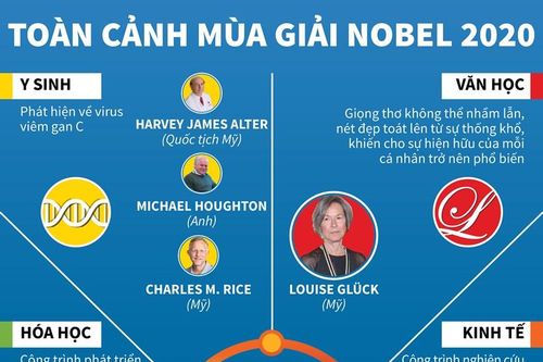 Theo dõi toàn cảnh mùa giải Nobel năm 2020