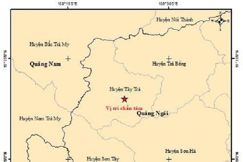 Quảng Ngãi: Một ngày ghi nhận 2 trận động đất