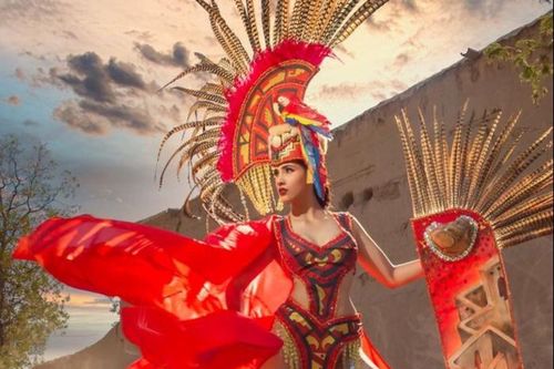 Trang phục truyền thống ấn tượng tại Miss Mexico 2020