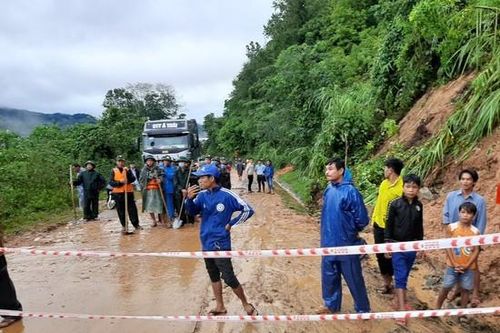 Hiện trường vụ sạt lở đất 22 cán bộ, chiến sĩ mất tích ở Hướng Hóa