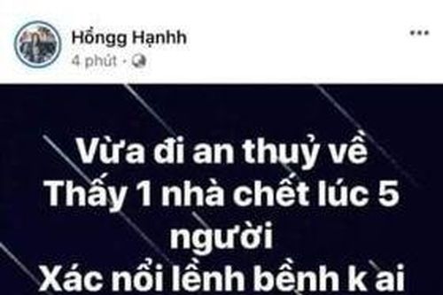 Cần xử lý nghiêm người đăng thông tin sai sự thật trong mưa lũ