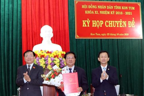 Ông Lê Ngọc Tuấn được bầu giữ chức Chủ tịch UBND tỉnh Kon Tum