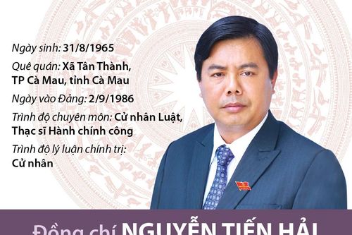 Ông Nguyễn Tiến Hải tái đắc cử Bí thư Tỉnh ủy Cà Mau