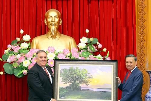 Ngoại trưởng Mỹ hội đàm với Bộ trưởng Bộ Công an Tô Lâm: Thảo luận vấn đề an ninh - quốc phòng