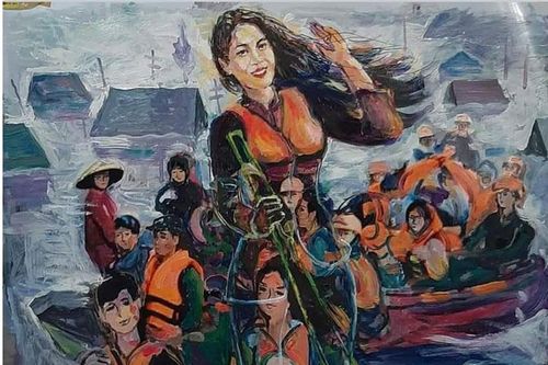 Đấu giá tranh ủng hộ miền Trung