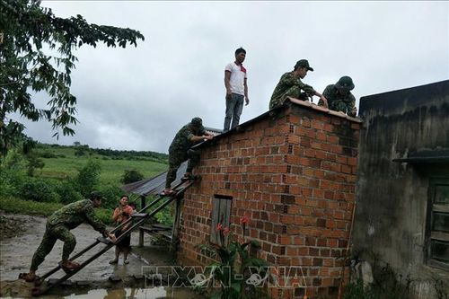 Quân - dân Gia Lai đồng lòng khắc phục hậu quả bão lũ