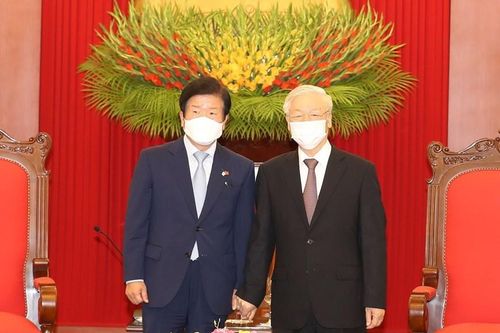 'Chủ tịch Quốc hội Hàn Quốc muốn nâng tầm quan hệ với Việt Nam'