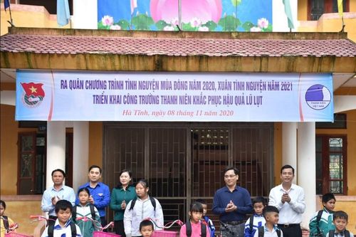 Thanh niên Hà Tĩnh ra quân 'Tình nguyện mùa Đông 2020, Xuân tình nguyện 2021'