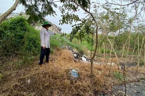 Tìm phương án khắc phục bãi rác xã Kiến An