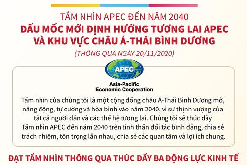Dấu mốc mới định hướng tương lai APEC và khu vực châu Á-Thái Bình Dương