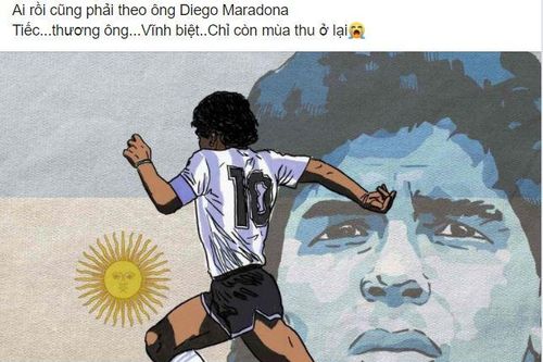 Rưng rưng xúc động những lời vĩnh biệt huyền thoại Maradona
