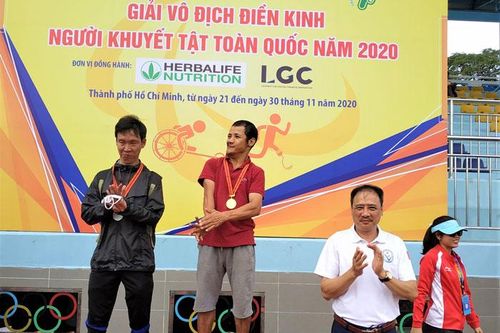 Lâm Đồng giành 2 Huy chương Vàng tại Giải Vô địch Điền kinh Người khuyết tật toàn quốc năm 2020