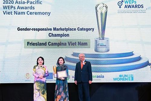 FrieslandCampina Việt Nam nhận Giải thưởng 'Trao quyền cho phụ nữ khu vực châu Á – Thái Bình Dương'