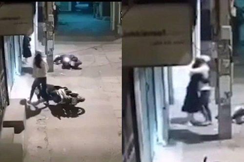 Hai cô gái có hành động 'lãng mạn' sau va quệt khiến netizen thích thú