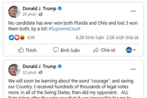 Tổng thống Trump nhắm đến Tòa án Tối cao