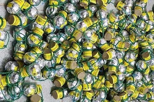 Vận động đối tượng giao nộp số lượng lớn pháo nổ