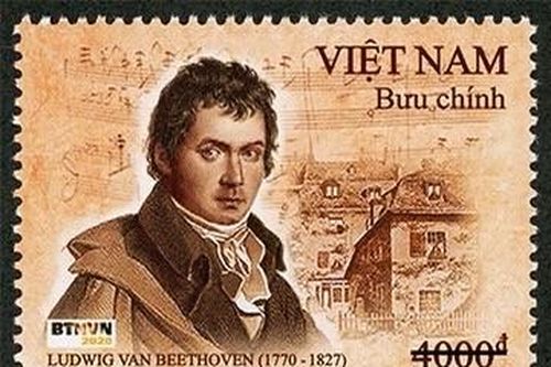 Phát hành bộ tem về nhà soạn nhạc vĩ đại Beethoven